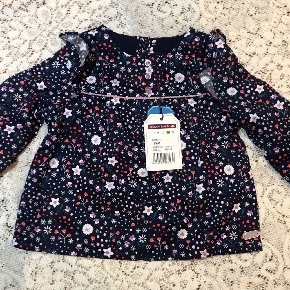 NWT Sergent Major 18 mo Long Sleeve Shirt